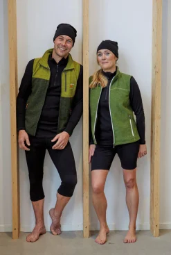 BEATA VEST, 100% FILTAD ULL — PURPLE HAZE