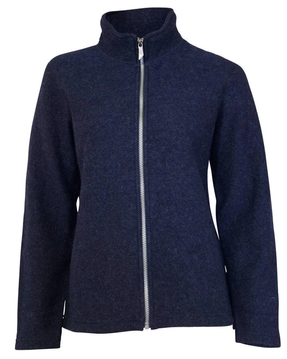 BRODAL FEMALE, 100% FILTAD ULL — NAVY