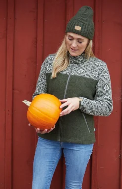 ELLIE FULL ZIP, 100% ULL — GRAPHITE MARL