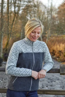 ELLIE FULL ZIP, 100% ULL — GRAPHITE MARL