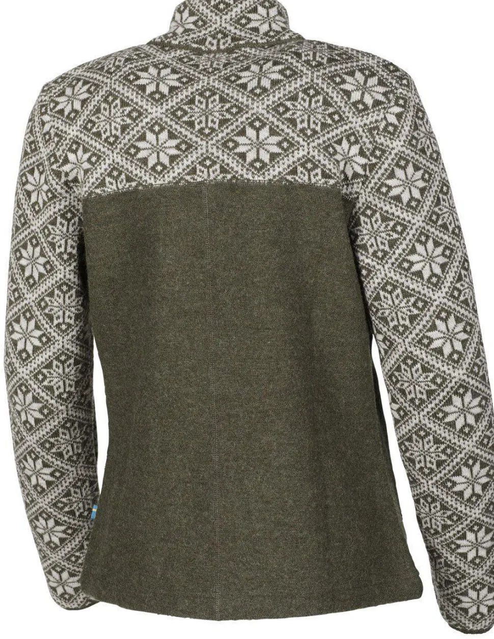ELLIE FULL ZIP, 100% ULL — LODEN GREEN