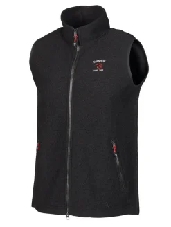 ELTON VEST, 98% ULL — BLACK