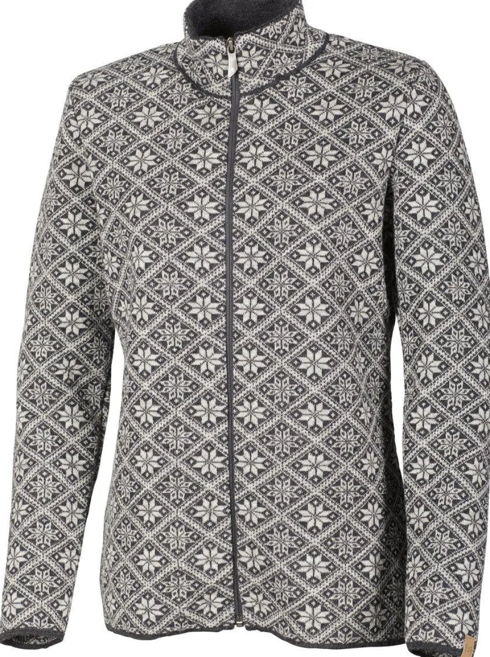 FREYA FULL ZIP, 100% ULL — GRAPHITE MARL