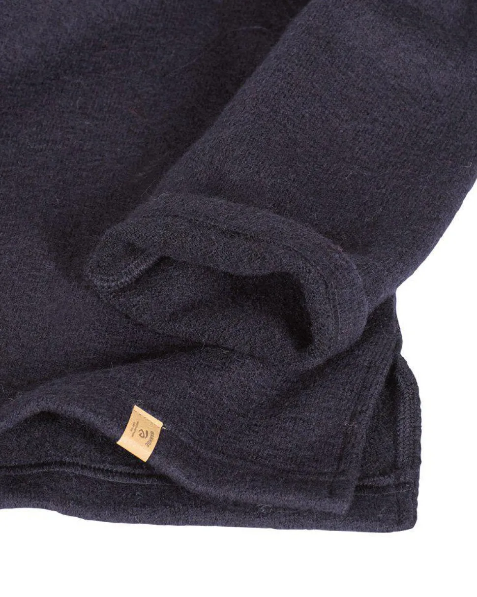GY BYSTAD SOLID, 60% ULL 40% LYOCEL — NAVY