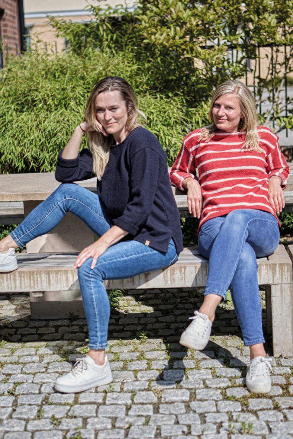 GY BYSTAD SOLID, 60% ULL 40% LYOCEL — NAVY