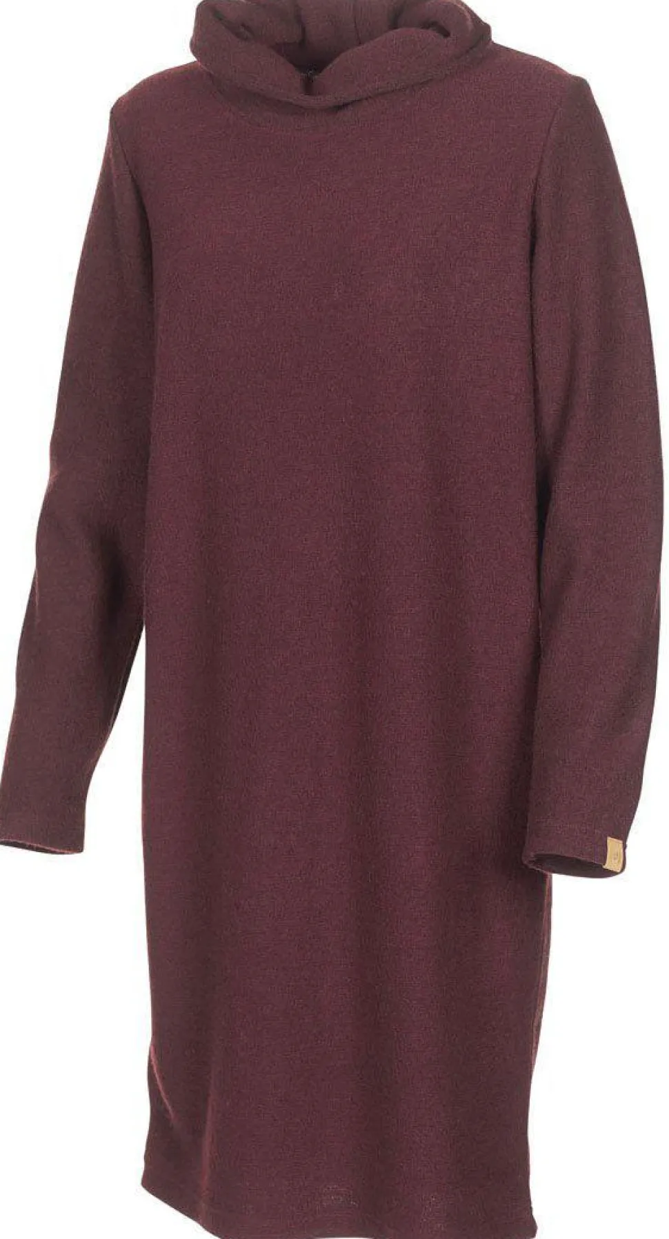 GY GISSLARP DRESS, 60% FILTAD ULL, 40% LYOCELL — RUBY WINE