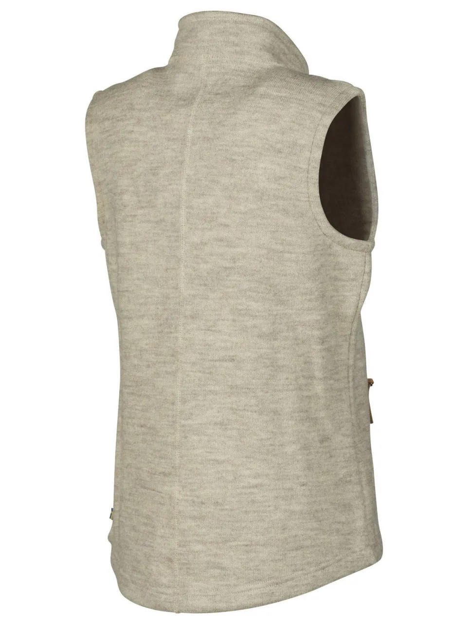 NLS COCO VEST, 100% OFÄRGAD ULL — BIRCH