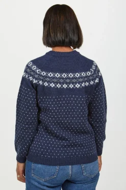 SIRE CREWNECK, 100% ULL — WINTER WHITE