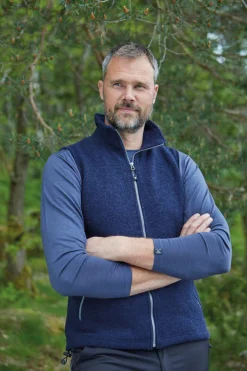 UNDERWOOL MERINO LONG SLEEVE MALE — NATURAL WHITE