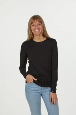 UNDERWOOL MERINO LONG SLEEVE — STEELBLUE