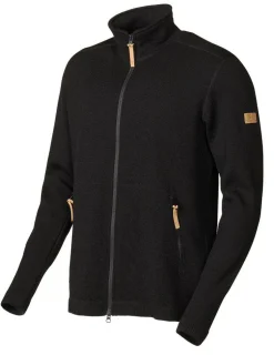 VOLMAR FULL ZIP, 69% ULL — BLACK