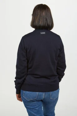 YORK FULL ZIP WINDBREAKER, 100% EXTRA FINE MERINOULL — GRAPHITE MARL