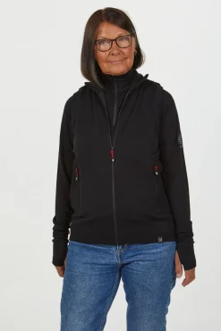 YORK VEST WINDBREAKER , 100% EXTRA FINE MERINOULL — NAVY